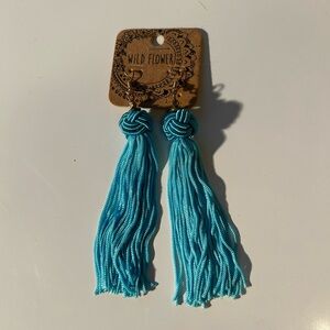 Turquoise Fringe Earrings